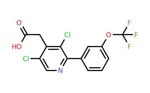 1261624-33-2 | 3,5-Dichloro-2-(3-(trifluoromethoxy)phenyl)pyridine-4-acetic acid