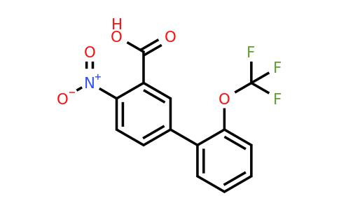1261624-37-6 | 4-Nitro-2'-(trifluoromethoxy)biphenyl-3-carboxylic acid