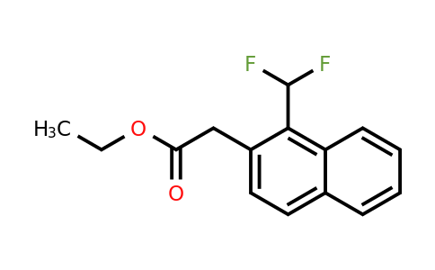 1261624-52-5 | Ethyl 1-(difluoromethyl)naphthalene-2-acetate