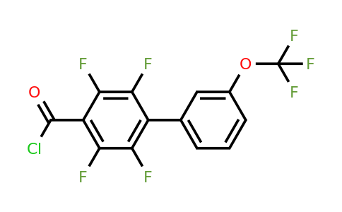 1261624-68-3 | 2,3,5,6-Tetrafluoro-3'-(trifluoromethoxy)biphenyl-4-carbonyl chloride