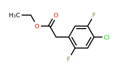 1261624-77-4 | Ethyl 4-chloro-2,5-difluorophenylacetate