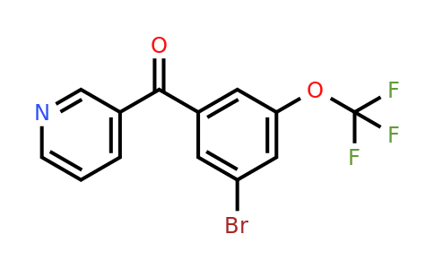 1261626-47-4 | 3-(3-Bromo-5-(trifluoromethoxy)benzoyl)pyridine