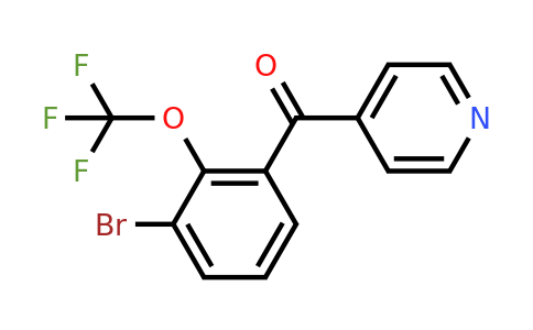 1261626-56-5 | 4-(3-Bromo-2-(trifluoromethoxy)benzoyl)pyridine