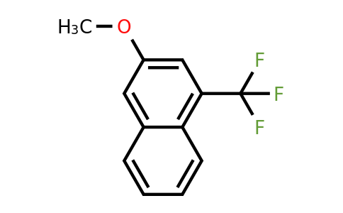 1261627-00-2 | 3-Methoxy-1-(trifluoromethyl)naphthalene