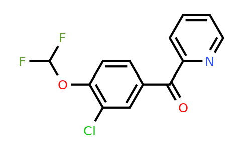 1261627-24-0 | 2-(3-Chloro-4-(difluoromethoxy)benzoyl)pyridine
