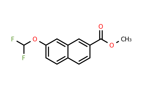 1261627-34-2 | Methyl 2-(difluoromethoxy)naphthalene-7-carboxylate
