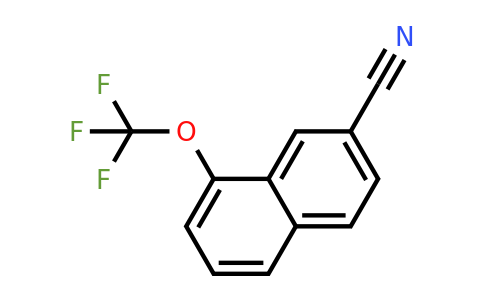 1261627-35-3 | 2-Cyano-8-(trifluoromethoxy)naphthalene