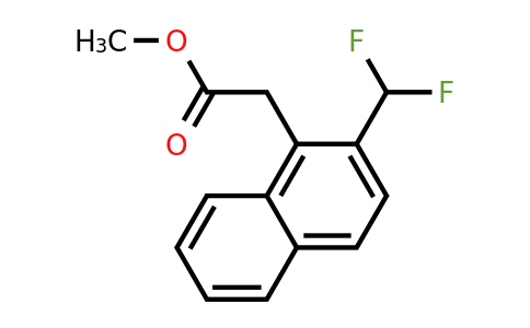 1261627-38-6 | Methyl 2-(difluoromethyl)naphthalene-1-acetate