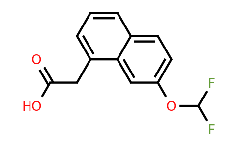 1261627-82-0 | 2-(Difluoromethoxy)naphthalene-8-acetic acid