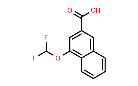 1261628-06-1 | 1-(Difluoromethoxy)naphthalene-3-carboxylic acid