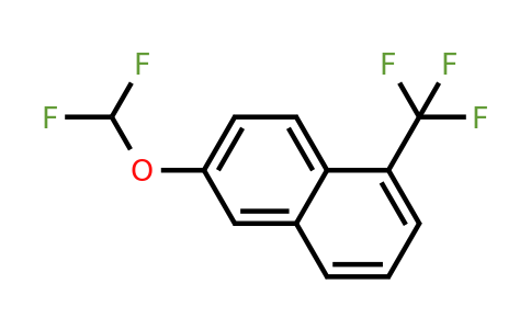 1261628-32-3 | 2-(Difluoromethoxy)-5-(trifluoromethyl)naphthalene