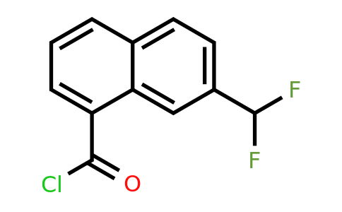 1261628-47-0 | 2-(Difluoromethyl)naphthalene-8-carbonyl chloride