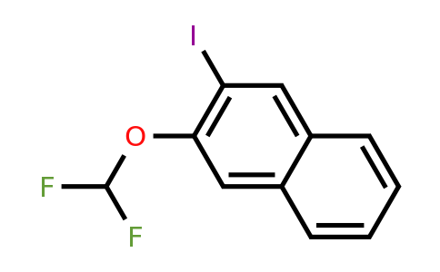 1261629-68-8 | 2-(Difluoromethoxy)-3-iodonaphthalene