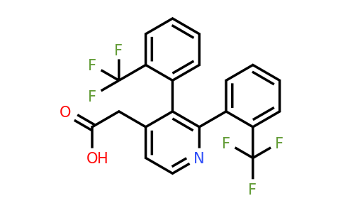 2,3-Bis(2-(trifluoromethyl)phenyl)pyridine-4-acetic acid