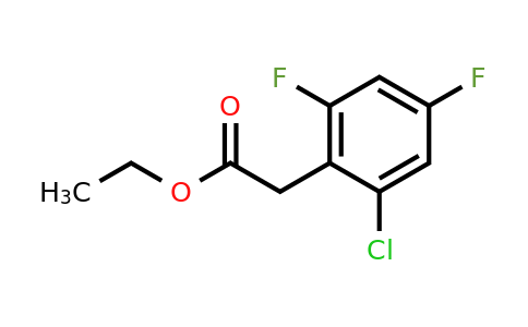 1261630-47-0 | Ethyl 2-chloro-4,6-difluorophenylacetate