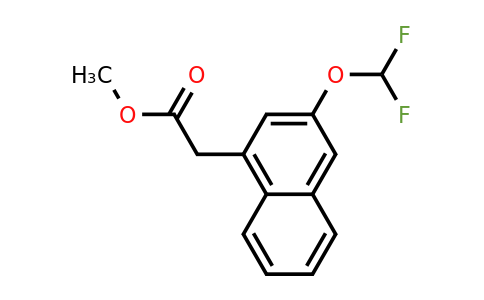 1261630-82-3 | Methyl 2-(difluoromethoxy)naphthalene-4-acetate