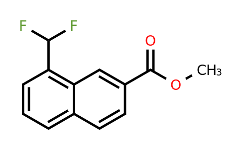 Methyl 1-(difluoromethyl)naphthalene-7-carboxylate