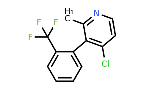 4-Chloro-2-methyl-3-(2-(trifluoromethyl)phenyl)pyridine