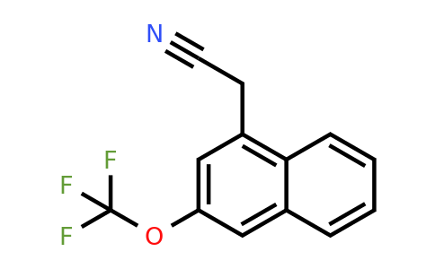 1261631-55-3 | 2-(Trifluoromethoxy)naphthalene-4-acetonitrile