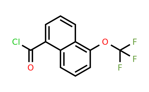 1261631-60-0 | 1-(Trifluoromethoxy)naphthalene-5-carbonyl chloride