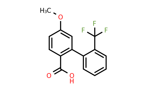 1261632-02-3 | 5-Methoxy-2'-(trifluoromethyl)biphenyl-2-carboxylic acid