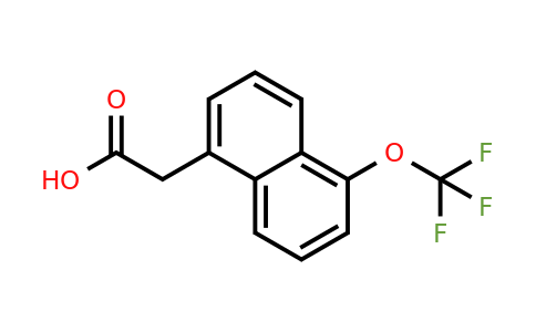 1261633-33-3 | 1-(Trifluoromethoxy)naphthalene-5-acetic acid