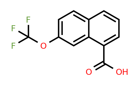 1261633-51-5 | 2-(Trifluoromethoxy)naphthalene-8-carboxylic acid