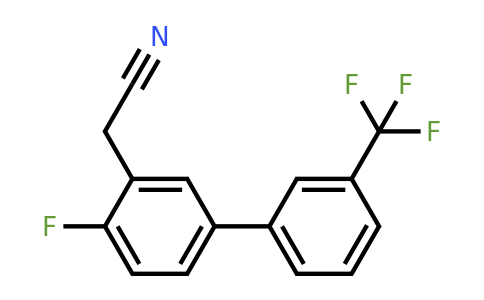 1261633-65-1 | 4-Fluoro-3'-(trifluoromethyl)biphenyl-3-acetonitrile