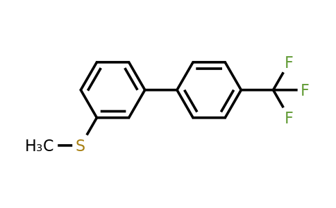 1261635-01-1 | 3'-Methylsulfanyl-4-(trifluoromethyl)biphenyl