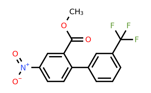 1261635-31-7 | 4-Nitro-3'-(trifluoromethyl)biphenyl-2-carboxylic acid methyl ester