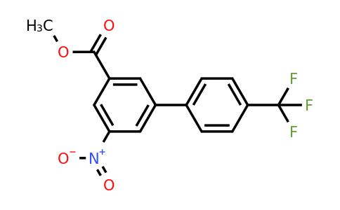 1261635-37-3 | 5-Nitro-4'-(trifluoromethyl)biphenyl-3-carboxylic acid methyl ester