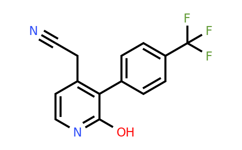 1261635-96-4 | 2-Hydroxy-3-(4-(trifluoromethyl)phenyl)pyridine-4-acetonitrile