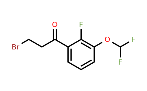 1261638-78-1 | 3-Bromo-3'-(difluoromethoxy)-2'-fluoropropiophenone