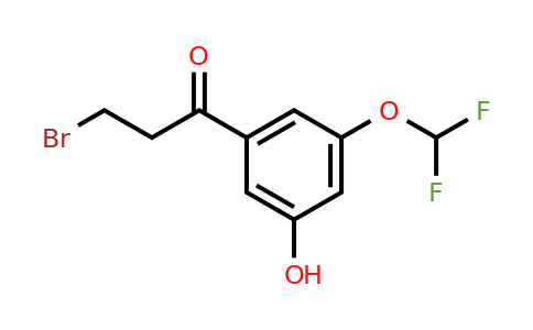 1261638-79-2 | 3-Bromo-3'-(difluoromethoxy)-5'-hydroxypropiophenone