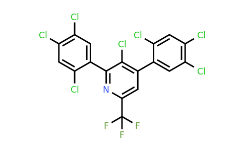 1261639-51-3 | 2,4-Bis(2,4,5-trichlorophenyl)-3-chloro-6-(trifluoromethyl)pyridine