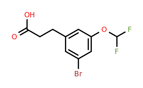 1261641-92-2 | 3-(3'-Bromo-5'-(difluoromethoxy)phenyl)propionic acid