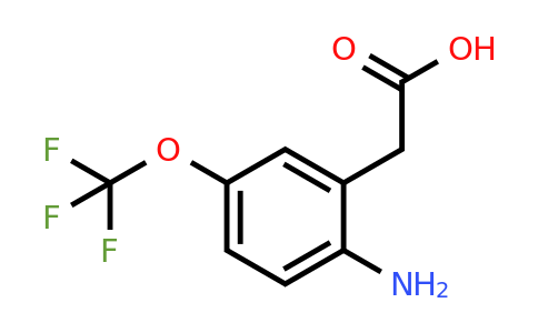 1261642-02-7 | 2-Amino-5-(trifluoromethoxy)phenylacetic acid