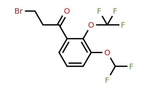 1261642-15-2 | 3-Bromo-3'-(difluoromethoxy)-2'-(trifluoromethoxy)propiophenone