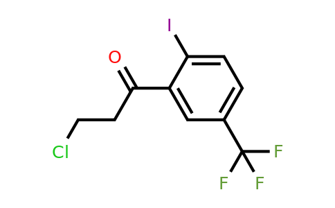 1261642-29-8 | 3-Chloro-2'-iodo-5'-(trifluoromethyl)propiophenone