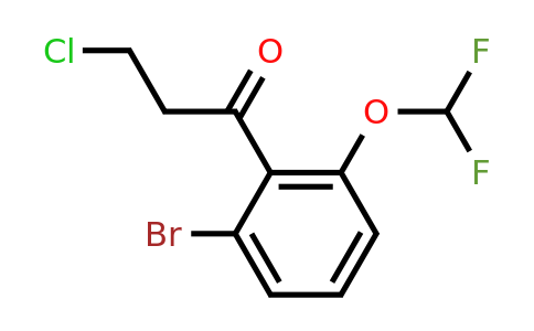 1261642-39-0 | 2'-Bromo-3-chloro-6'-(difluoromethoxy)propiophenone