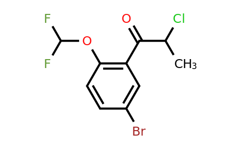1261642-49-2 | 5'-Bromo-2-chloro-2'-(difluoromethoxy)propiophenone