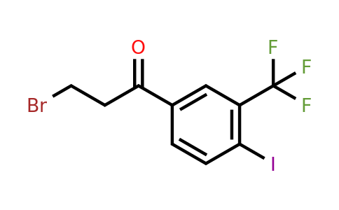 1261642-53-8 | 3-Bromo-4'-iodo-3'-(trifluoromethyl)propiophenone