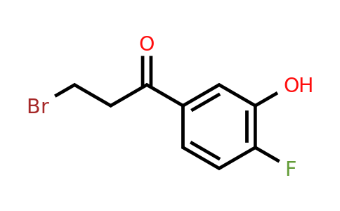 1261642-63-0 | 3-Bromo-4'-fluoro-3'-hydroxypropiophenone