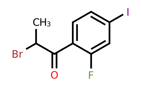 1261642-71-0 | 2-Bromo-2'-fluoro-4'-iodopropiophenone