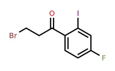 1261642-84-5 | 3-Bromo-4'-fluoro-2'-iodopropiophenone