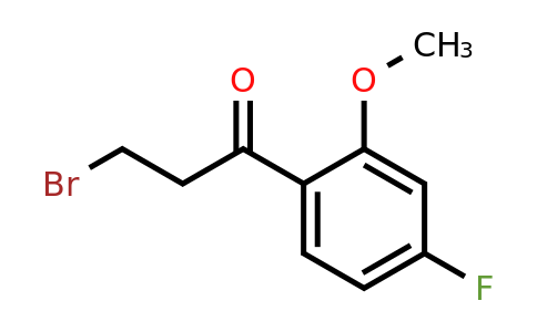 1261642-92-5 | 3-Bromo-4'-fluoro-2'-methoxypropiophenone