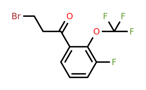 1261643-03-1 | 3-Bromo-3'-fluoro-2'-(trifluoromethoxy)propiophenone