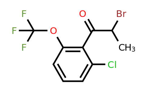 1261643-87-1 | 2-Bromo-2'-chloro-6'-(trifluoromethoxy)propiophenone