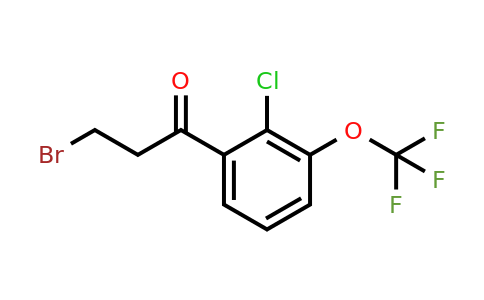 1261643-89-3 | 3-Bromo-2'-chloro-3'-(trifluoromethoxy)propiophenone