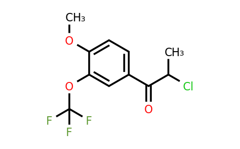 1261643-90-6 | 2-Chloro-4'-methoxy-3'-(trifluoromethoxy)propiophenone